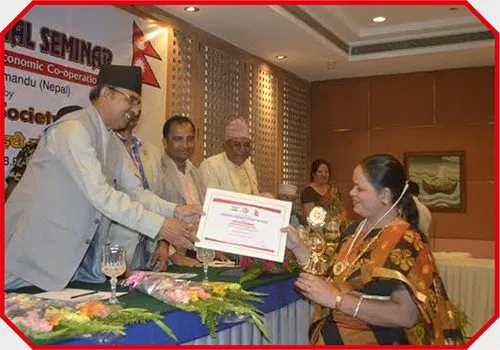 Economic Growth Society of India - Indo Nepal Ratan Award 2014 Economic Growth Society of India - Indo Nepal Ratan Award 2014