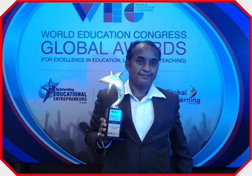 W.E.C Award - For Education Institute with Best Academic & Industry Interface, 2013